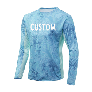T-shirt de pêche personnalisé pour homme, manches longues, sublimé, protection solaire UPF 50, évacuation de l'humidité, respirant, performance, avec logo - Product Image 3