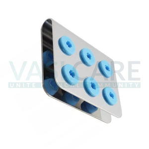 Soporte para bloque de fresas dentales, estuche de desinfección para fresas de alta y baja velocidad, Agujero 6, aleación de aluminio de Vaslcare - Product Image 5