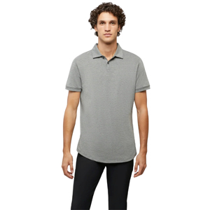 เสื้อโปโลผู้ชายแฟชั่นใหม่สำหรับฤดูร้อน ไซส์ใหญ่ แขนสั้น สไตล์ลำลอง ผ้าฝ้ายระบายอากาศดี ลายเรียบ ผ้าถัก - Product Image 1