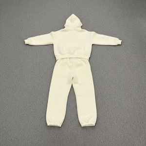 Chándales de Invierno para Hombre, Talla Grande, con Capucha, Color Sólido, para Uso Casual, Venta al por Mayor, Logotipo Personalizado, Sudadera 100% Algodón - Product Image 2