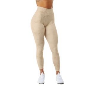 Women's High Quality Breathable Fitness Leggings Customized Sublimation Design Premium Yog Leggings Solid Wholesale Price - Product Image 1