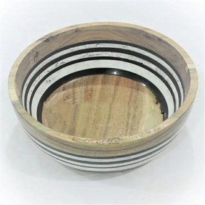 Bol en bois d'acacia naturel, saladier en bois d'acacia naturel, haute qualité, meilleur prix, résine, Joint en bois d'acacia, service alimentaire et saladier - Product Image 2