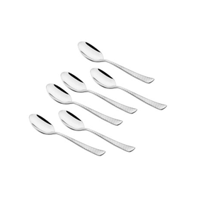 Ensemble de cuillères à dessert en acier inoxydable 6/12/24 pièces de meilleure qualité, poignée traditionnelle polonaise miroir pour restaurant, hôtel ou artisanat - Product Image 3