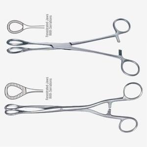 <b>Sponge</b> Holding Forceps Stainless Steel Surgical Instrument - Product Image 2