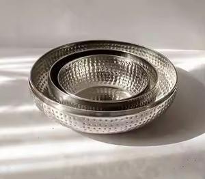 Bol de service en métal de qualité durable, collection de vaisselle pour les repas quotidiens - Product Image 1