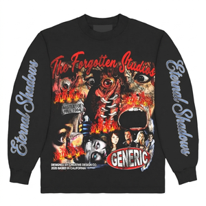 T-shirt Street Lions surdimensionné en coton épais avec motif graphique, style streetwear, coupe unisexe, 100 % coton, pour homme, coupe ample, imprimé - Product Image 2