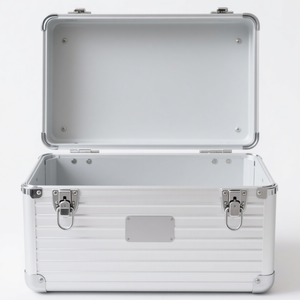 Chine Fabricant taille personnalisée boîtier en aluminium verrouillable mallette à outils de transport en aluminium avec mousse - Product Image 1