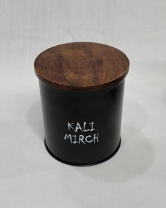 Metal With Powder Coated Finished Canister & Freshness Preservation For Kitchen Spice <b>Storage</b> Set For Food <b>Storage</b> - Product Image 5