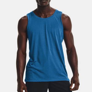 Camiseta de algodón puro de licra, chaleco musculoso personalizado, camisetas sin mangas - Product Image 3