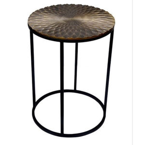 Table d'appoint moderne en métal faite à la main pour la salle à manger fabriquée en villa salon chambre à coucher ou cour meubles de maison - Product Image 1