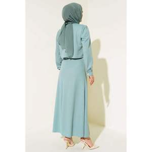 Conjunto de 2 piezas con mangas y falda, color menta - Product Image 1