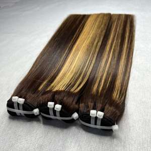 Prix de gros Extensions de cheveux humains bruts ultra-lisses, brillants et doux, provenant d'un seul donneur vietnamien, en lots - Product Image 4