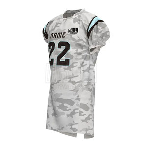 Uniformes de fútbol americano de poliéster transpirable Uniforme de fútbol americano de sarga de aparejos personalizados - Product Image 3
