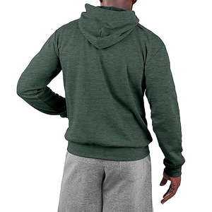 Sweat à capuche décontracté pour homme, personnalisé, simple, uni, 100% polyester, polaire, léger, respirant, séchage rapide, antibactérien - Product Image 6