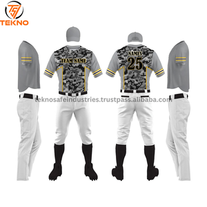 Venta caliente Hombres Uniforme de béisbol Uniforme de diseño de etiqueta privada Etiqueta privada Su propio diseño Conjuntos de Jersey y pantalón de béisbol - Product Image 6