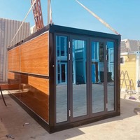 Normes australiennes 20 pieds 40 pieds entièrement équipé pliant extensible conteneur en bois maison remorque pour bureaux hôtels principalement
