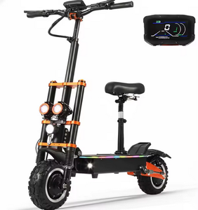 Scooter Eléctrico para Adultos, 6000W, Motor Dual, 58 mph, 60 Millas de Autonomía, Batería de 12V 35Ah, Disco de Aluminio, 12 Velocidades, Tipo C, Doble Suspensión - Product Image 1