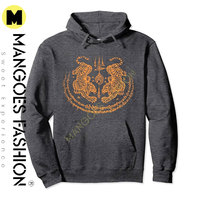 Diseña Tus Propias Sudaderas MMA Sólidas de Secado Rápido, Transpirables, de Algodón y Fibra de Bambú, con Logotipo Personalizado, para Uso Invernal, Servicio OEM, Sin Costuras, Unisex
