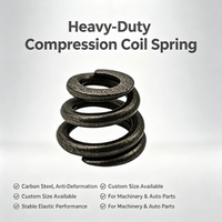 Ressort de compression sur mesure, robuste, en acier au carbone, en spirale, pour applications industrielles et mécaniques