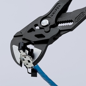 KNIPEX Pliers Wrench 250mm Black Atramentized 52mm <b>Clamping</b> Width Multi-Component Handles - Product Image 3
