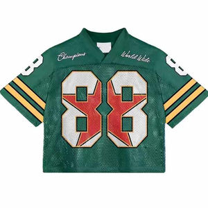 Maillot de football américain pour hommes, maillot personnalisé de qualité, écusson de broderie, derniers modèles, grande taille, manches courtes, vente en gros - Product Image 6