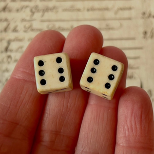 Dés en os naturel faits à la main, dés de jeu traditionnels pour jeux de société, utilisation en casino aux prix les plus bas - Product Image 2