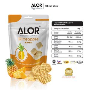 <b>Sweet</b> Pineapple Wafers with Crispy Texture Freeze-Dried Fruit Filling Sugar Type Packaged in <b>Bag</b> & Sachets Baked Goods - Product Image 2