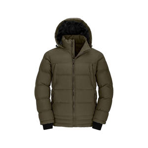 Venta al por mayor chaqueta Puffer logotipo personalizado OEM impreso de alta calidad chaqueta de invierno personalizada para los hombres burbuja Puffer chaqueta con bolsillos - Product Image 5