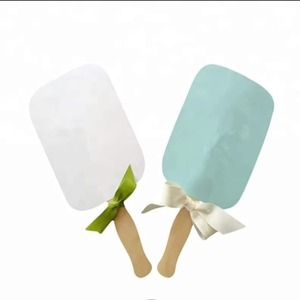 Bâtons d'éventails à main en bois de 8 pouces pour éventails de mariage artisanaux écologiques Style classique traditionnel Stock disponible - Product Image 3