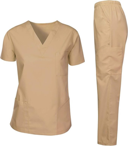 Uniformes de hospital personalizables de ajuste moderno con estilo de punto para correr para profesionales de la salud - Product Image 2