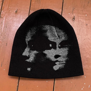 Bonnet Jacquard personnalisé avec logo OEM Bonnet d'hiver Bonnet chaud en tricot pour hommes et femmes Commandes en gros et options de marque - Product Image 1