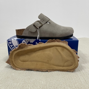 Colección Birkenstocks <span class=keywords><strong>Boston</strong></span> Clogs & Mules: Parte Superior de Cuero Genuino, Plantilla de Corcho con Soporte de Arco Superior, Calzado Cómodo OEM - Product Image 4