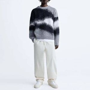 <b>Men's</b> Premium Quality Acrylic Sweater Top Trending Unique Design Full Sleeves Breathable Hot Selling for Autumn Front - Product Image 6