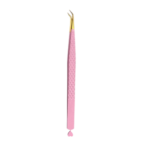 Pinzas de Acero Inoxidable para Extensión de Pestañas, Herramienta Profesional para Aplicación de Volumen Clásico y Mega Volumen - Product Image 1