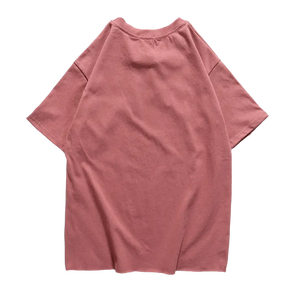 เสื้อยืดผู้ชายผ้าฝ้ายโอเวอร์ไซส์2200gsm น้ำหนักมากกำหนดโลโก้สกรีน3D ได้เองสำหรับงานออกแบบลายพัฟ100% - Product Image 1