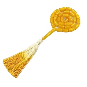 Pulsera Tasbih de resina amarilla, 33 cuentas, semilla de cristal suelta, joyería islámica, musulmanes árabes Eid Mubarak Kehribar, Rosario, regalos musulmanes - Product Image 1