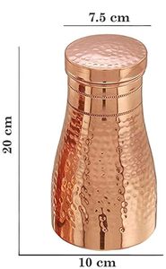 ภาชนะใส่เครื่องดื่มพลาสติกทองแดงทำมือทนทานโครงสร้างไร้รอยต่อไม่เหมือนใครต้นทุนต่ำใช้ได้กับการเดินทางกลางแจ้งและงานฝีมือ - Product Image 4