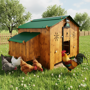 Fabriqué en Italie, haute qualité, stratifié HPL, résistant aux intempéries, super grand poulailler extérieur - Product Image 6