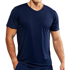 เสื้อยืดผ้าฝ้าย100% แขนสั้นสำหรับผู้ชายทรงหลวมสีทึบดีไซน์ใหม่สำหรับ2025 - Product Image 1