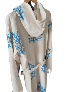 March Expo Peignoir à capuche en coton turc Séchage rapide Bonne qualité Coloré Doux Maison Plage Spa Meilleur Prix Femmes Hommes Robe - Product Image 2