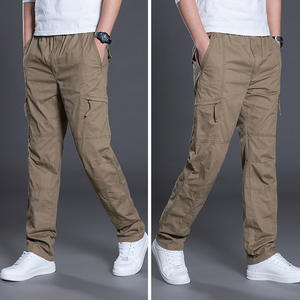 Pantalones Cargo para Hombre, Verano, Nuevo, Ligero, Transpirable, Multibolsillos, Casual, Material de Algodón, Pantalones Largos para Hombre - Product Image 3