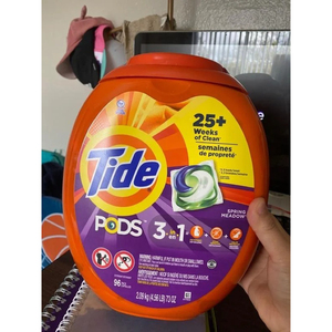 Cápsulas de Lavandería Tide Clean Breeze 3 en 1, Eliminación de Manchas, Brillo y Frescura Duradera, 35 Unidades - Product Image 1