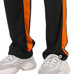 กางเกงวอร์มทรงหลวมสำหรับผู้ชายกางเกงทรงตรงโค้งแบบลำลองสำหรับฝึกถักสำหรับฤดูหนาวโลโก้ออกแบบได้ตามต้องการ - Product Image 2
