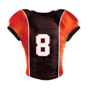 2025 Uniforme de fútbol americano con logotipo personalizado Superventas con características transpirables y mangas cortas Nuevo diseño por encargo - Product Image 5