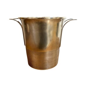 Haute sur demande Seau à glace de forme ronde de dernière conception Seau à glace en acier inoxydable pour la fête au prix de gros. - Product Image 1