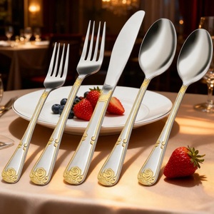 Cubiertos de Alta Calidad con Acabado en Plata y Oro de Lujo a Bajo Precio - Product Image 5