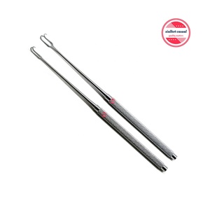 Retractor Quirúrgico Profesional de Acero Inoxidable con Doble Gancho para Piel, Puntas Afiladas de 2mm, 6.25 Pulgadas, Base para Cirugía - Product Image 6