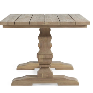 Mueble de mesa de madera de teca grande para sala de estar o comedor, estilo moderno para uso interior duradero - Product Image 4