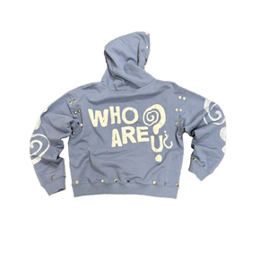 Alta calidad de los hombres de gran tamaño pulóver de algodón Unisex Heavweight Hoody venta al por mayor personalizable 3D Puff Impresión logotipo sudaderas con capucha para hombres - Product Image 6