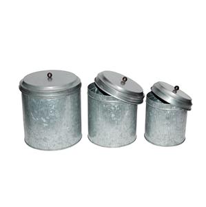 Boîte de rangement en métal martelé en acier inoxydable forme ronde brillant poli conteneur de gros classique élégant vente en gros - Product Image 4